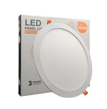 COUSON Empotrable LED Redondo 30W Ultra Fino Techo Ø300mm Placa Extraplana 4200 Lumenes Luz Mulit-color 3CCT 2700K-4000K-5700K