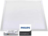 COUSON Panel LED 40W 595mm X 595mm Incluido Transformador Philips,Pack 10 Unidades (Blanco Frío 5700k)