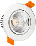 COUSON Foco LED Empotrable Techo 15W Redondo  Redondo Ángulo Rotable 30°