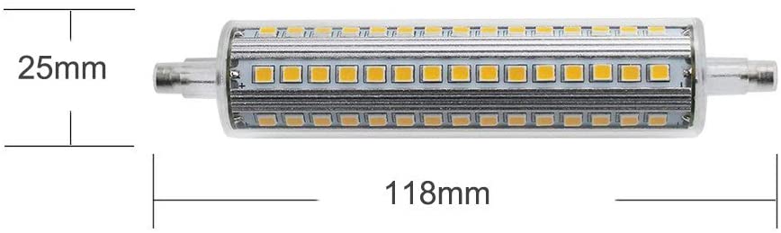 ▷ Bombilla LED R7s 118mm ✺ 10W ➡︎ Regulable