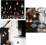 COUSON Bombilla Filamento LED E27 6W G110 Vintage Edison Forma Diamante Luz Amarilla Cálida 2700K