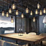 COUSON Bombilla Filamento LED E27 6W G95 Vintage Edison Luz Amarilla Cálida 2700K