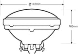  Bombilla LED Sumergible Para piscina Vidrio 36W Luz Blanca 